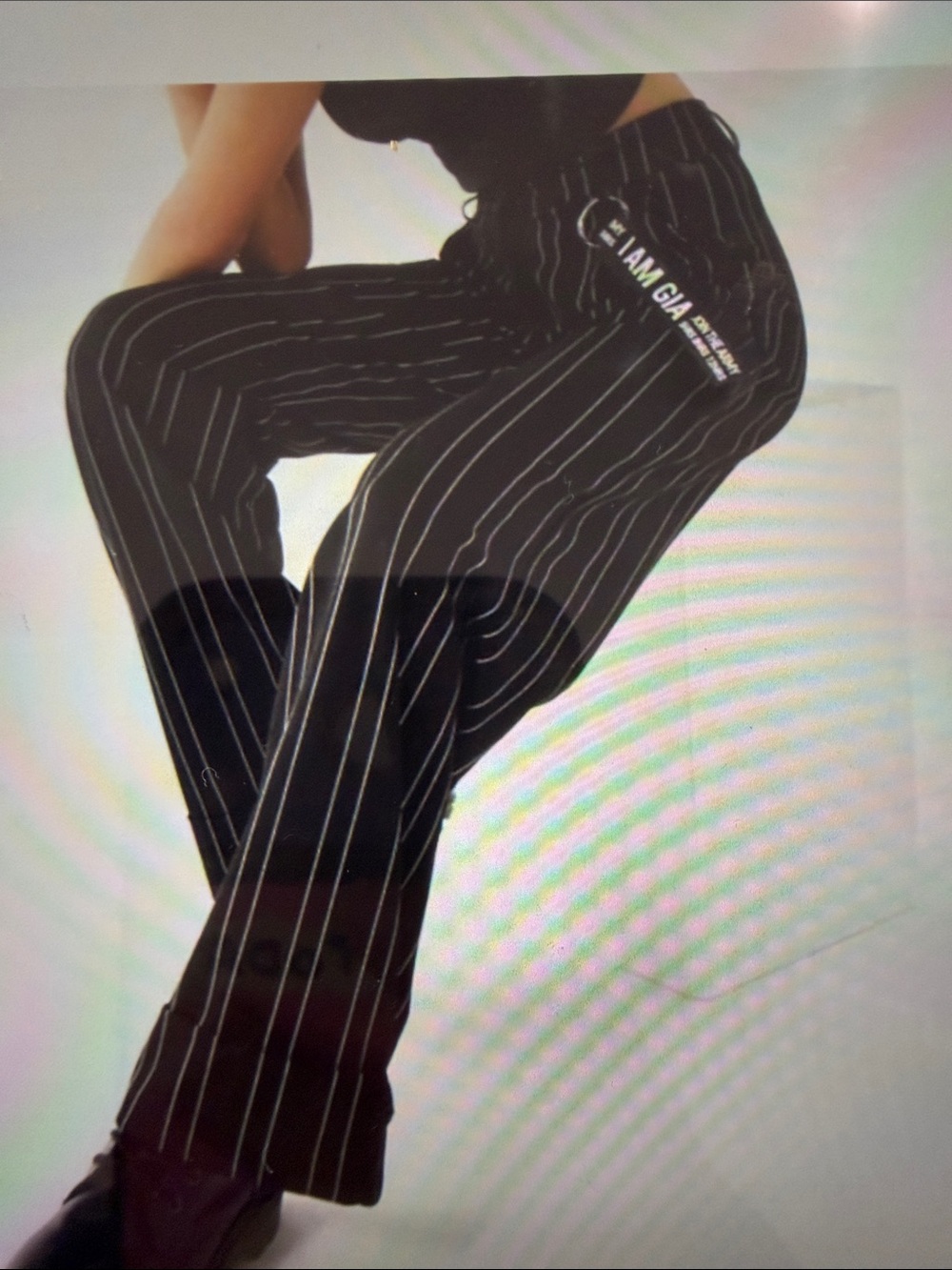 I.AM.GIA Black Wide-Leg pant - Picture 11 of 11